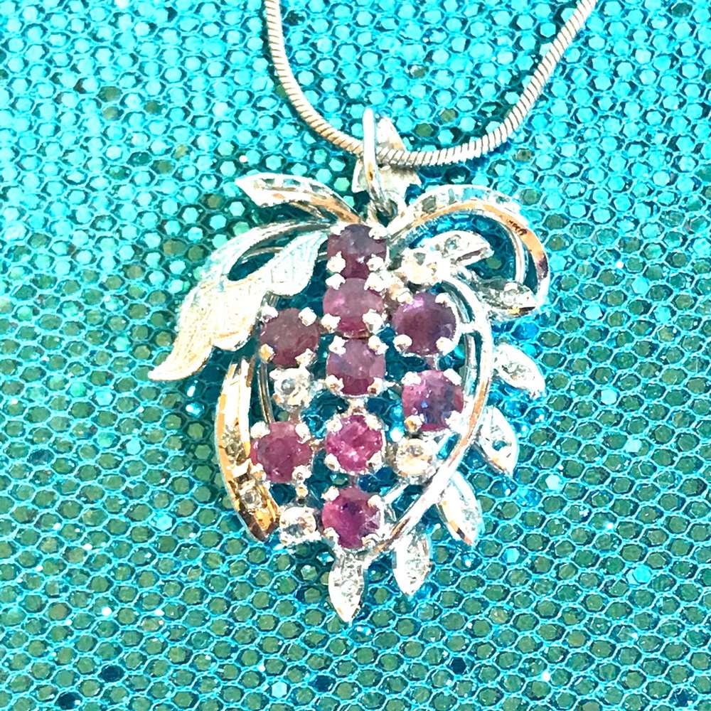 Sterling Topaz Necklace